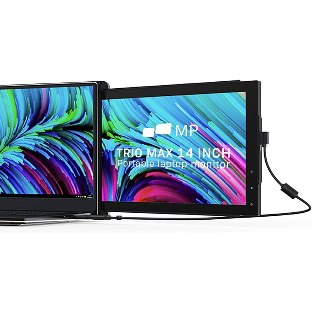 Mobile Pixels Trio Max 14 inch portable monitor – Full HD IPS laptop scherm extender – USB C USB A tweede monitor display – draagbaar extra scherm voor Windows macOS Android Switch met kickstand single screen