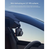 Geavanceerde Dashcam Wi-Fi 2K – Mini Voorruitcamera Voor Auto's – Ondersteunt Externe GPS-module – Super Nachtzicht – Loop Recording – 24/7 Parkeermodus – 170° Groothoek – IPS-scherm – G-sensor – Compact Ontwerp