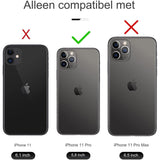 Hoesje voor iPhone 11 Pro - Klassiek Kunstlederen Magnetisch Portemonnee Hoesje, Flip Folio Beschermende Telefoonhoes Compatibel met iPhone 11 Pro, Zwart - Luxe Bescherming met Handige Portemonnee en Magnetische Sluiting