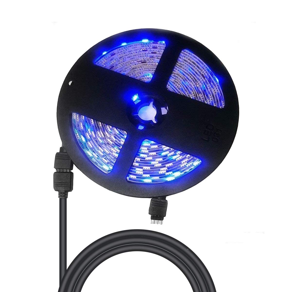 2 Stuks - LED Strip Connector - 4-Pins RGB Splitter Kabel Voor LED Strip - 1 naar 4 Poorten - Voor LED Kleurveranderende Strips - 30cm Lengte - Inclusief 12 x 4-Pin Connectoren - Ideaal voor 5050/3528 LED Strips