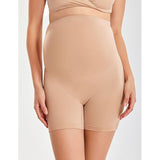 Gratlin - Zwangerschap Shorts - Naadloze Hoge Taille Onderbroek - Shapewear Korte Broek - Maat L - Dames - Maternity Shorts - Ondersteunende Slip