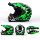 Motorcross Helm Set – DOT Goedgekeurde Integrale Helm met Handschoenen, Bril en Masker – Unisex Motorhelm voor Enduro, Quad, Crossmotor en Mountainbike – Maat XL (58–59 cm), Model B