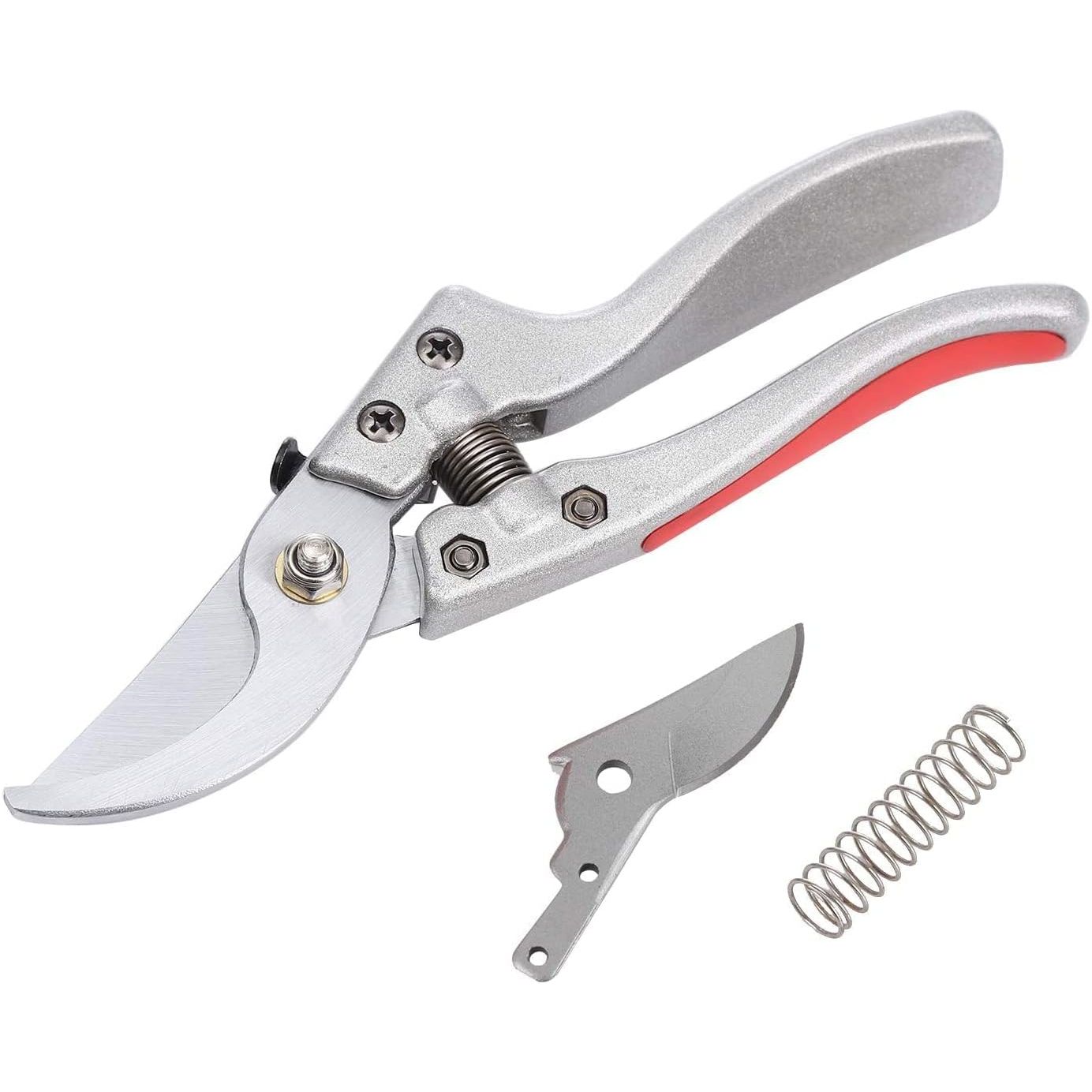 2-delige Snoeischarenset – 640 mm Heggenschaar + 200 mm Bypass Snoeischaar – SK5 Staal – Anti-Roest Coating – Professionele Tuingereedschapset voor Heggen, Struiken & Sierplanten – Handmatig Tuingereedschap