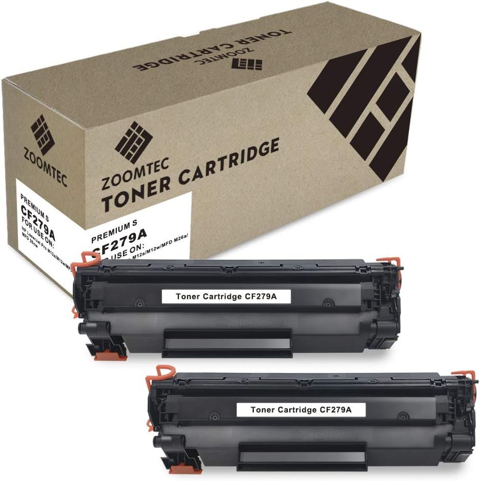 ZoomTec – 2 stuks Vervanging voor HP 79A CF279A – Compatibele Toner Cartridge Zwart – Geschikt voor HP LaserJet Pro M12/M12a/M12w en MFP M26/M26a/M26nw Serie – Hoge Capaciteit – Professionele Afdrukkwaliteit – H279A