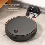 3-in-1 Robotstofzuiger met Dweilfunctie – 2500Pa Krachtige Zuigkracht, Automatisch Opladen, Slimme Obstakeldetectie &amp; 90 min Batterijduur – Ideaal voor Huisdieren, Houten Vloeren en Tegels (Zwart)