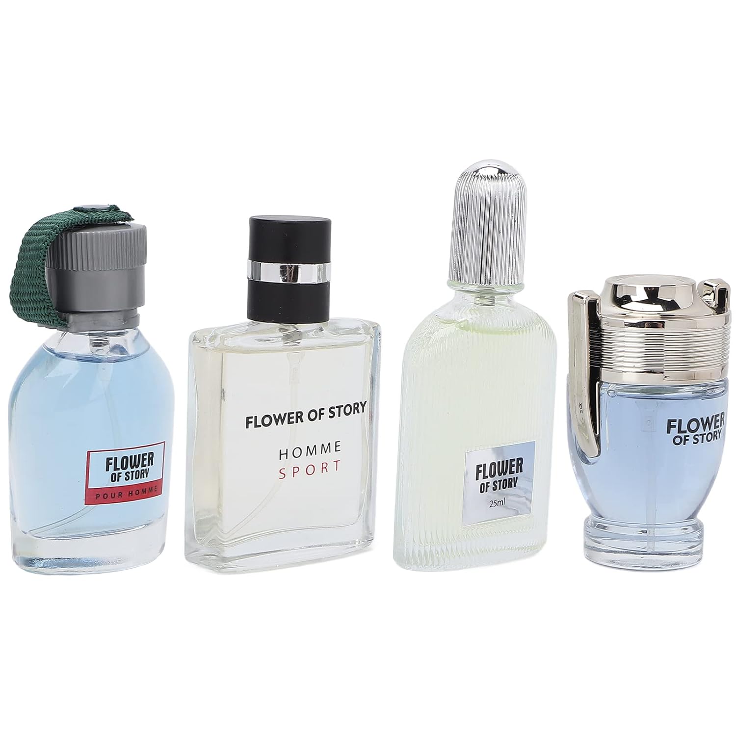 4 - Heren Eau De Toilette - Geuren Set voor Mannen - Parfum voor Mannen - Cologne Cadeauset - Duurzaam Kerst- & Thanksgiving Geschenk - Voor Jouw Vriend of Andere Mannelijke Vriend - Hoogwaardig, Langdurig en Verfijnd Aroma
