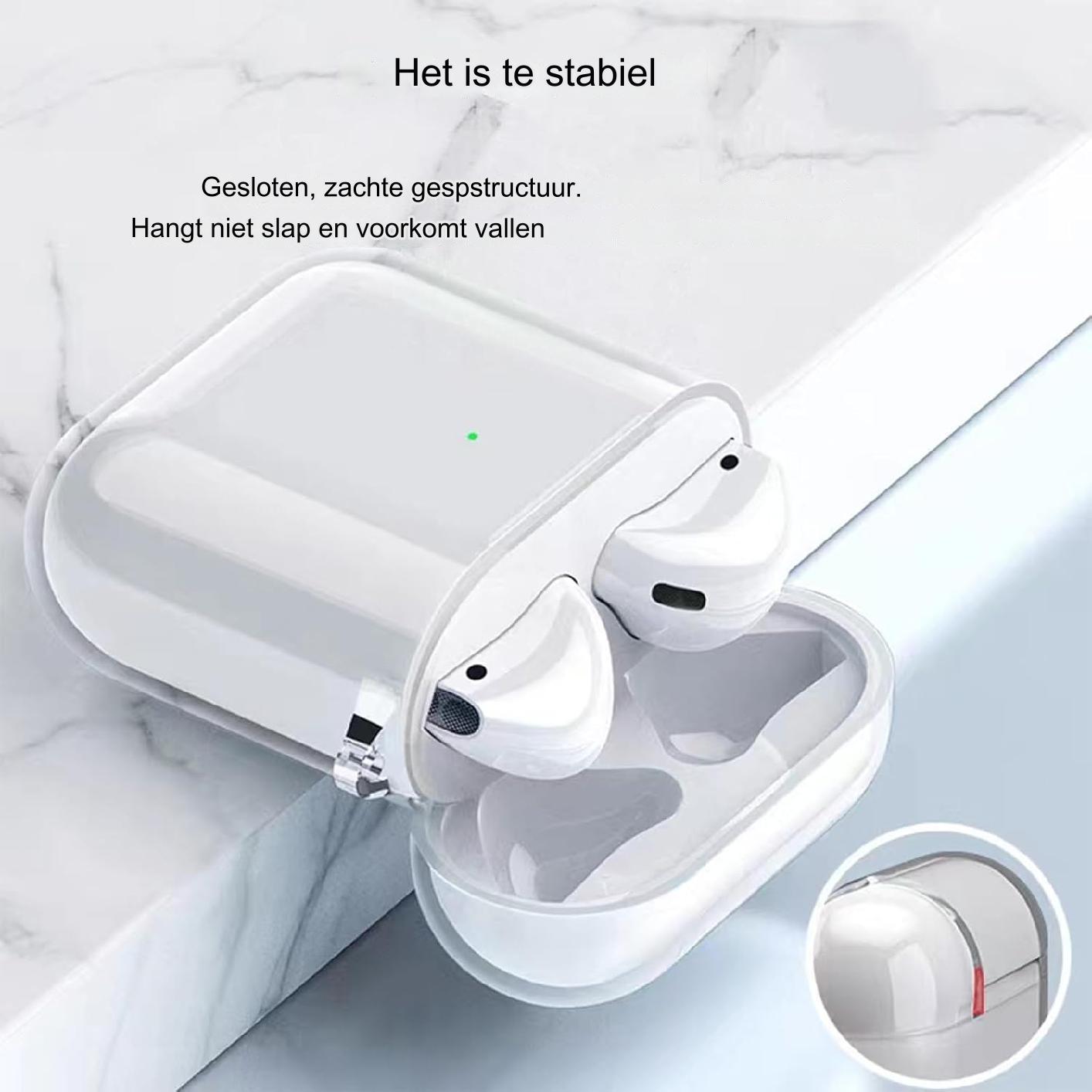 AirPods 3 Beschermhoes - Transparante TPU Case - Geïmporteerde Bayer Siliconen Softshell - 360° Bescherming - Slanke en Lichtgewicht Beschermhoes Voor AirPods 3 - Modern en Stijlvol Ontwerp - Geschikt Voor Draadloos Opladen