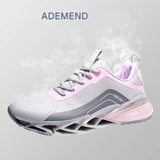 Dames Hardloopschoenen - Sneakers met Ademend Bovenwerk - Antislip Rubberen Zool - Lichtgewicht en Comfortabel - Vetersluiting - Geschikt voor Sport, Wandelen, Reizen en Outdoor Activiteiten