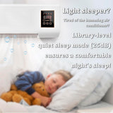 2 in 1 - Mobiele Mini Airconditioner / Kachel – Verwarmen en Koelen in Één | Draagbare Wand- en Tafelairco met Afstandsbediening, Timer, Laag Geluidsniveau en Eenvoudige Installatie (20 × 45 × 11,5 cm)