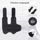 2 Stuks - Vinger Spalken Stabilisator - Verstelbare Vingerbescherming Voor Verstuikingen, Breuken, Artritis en Peesontsteking - Comfortabele Zachte Vingersteun - Ademend en Lichtgewicht Met Aluminium Strip -  Zwart