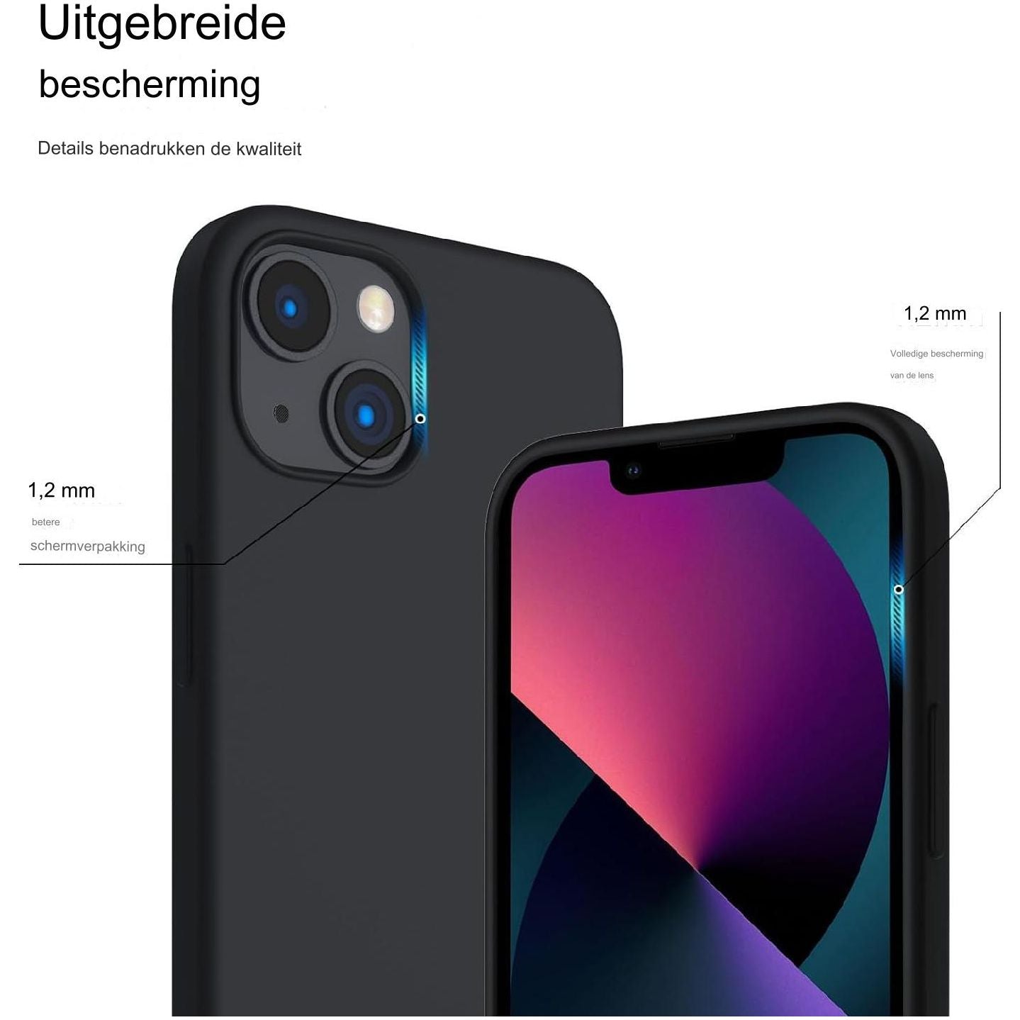 Compatibel met iPhone 13 Hoesje 6.1