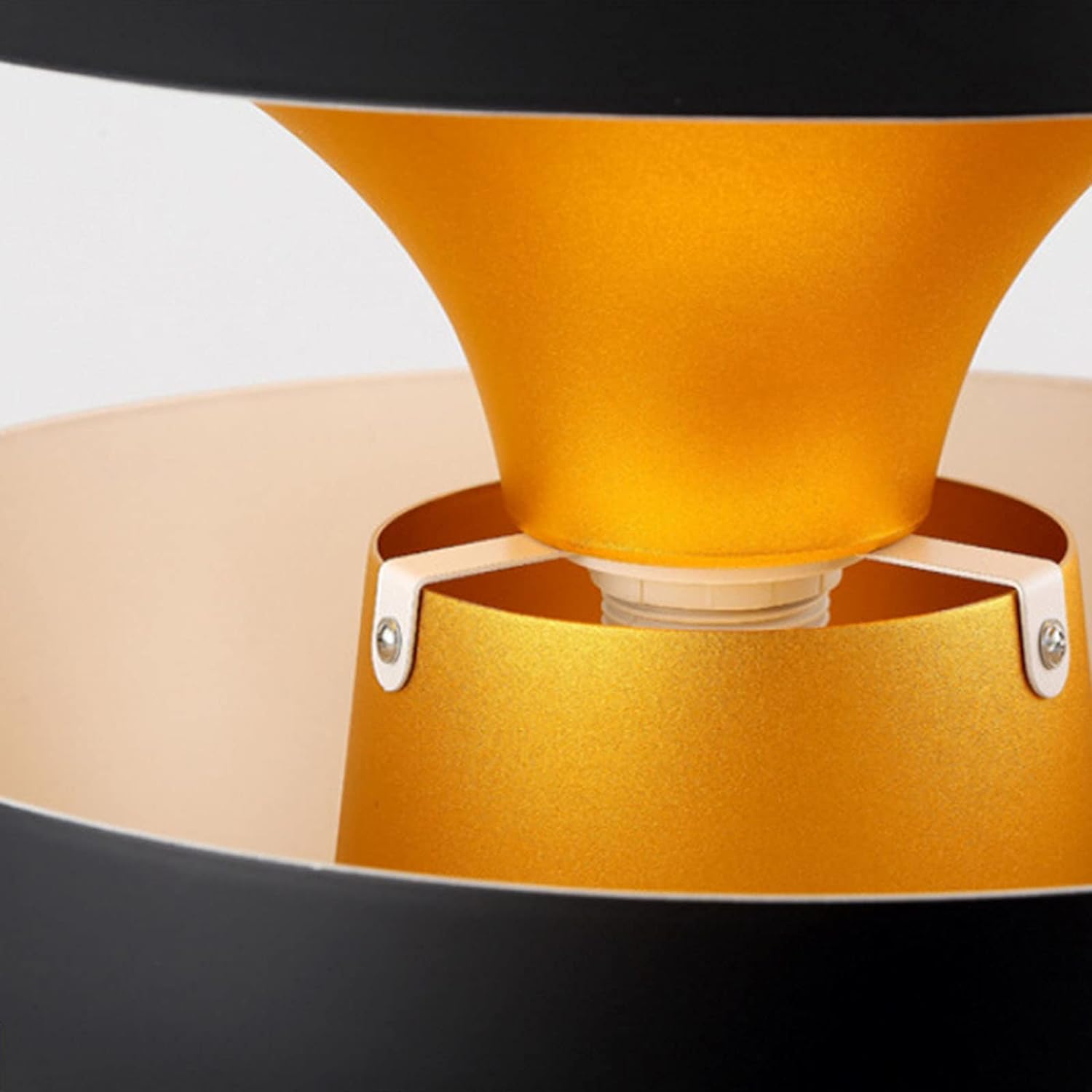 Nordic Modern Retro Luxe Hanglamp - Vintage Industriële E27 Edison Fitting - Enkelvoudige Kop - Keuken Eiland Cafe Pendelverlichting - Zwart - Diameter 35 cm - Voor Woonkamer, Slaapkamer, Kantoor - Scandinavisch Design