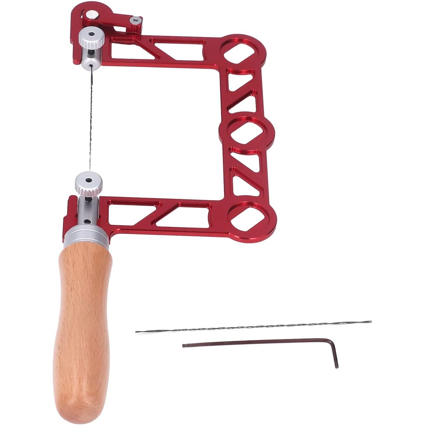 Professionele Zwaar Uitgevoerde Kapzaag met Frame en Vervangbaar Blad, Multidirectioneel Snijdend Handgereedschap voor Hout, Plastic, Rubber, Zacht Metaal (5 inch) - Duurzaam en Veelzijdig - Efficiënte Snijprestaties - Gemakkelijk te Gebruiken