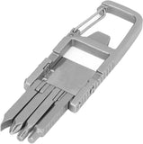 12-in-1 Multifunctionele Sleutelhanger Gereedschapset - Heavy Duty - Schroevendraaier Bit Opvouwbaar Multitool Flesopener Draagbaar Zakgereedschap voor Kamperen Buitenshuis - Alles-in-één Gereedschap voor Handige Oplossingen Tijdens Outdoor Avonturen