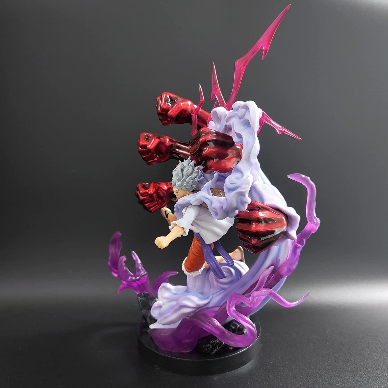 One Piece –  Gear 5 Monkey D. Luffy Actiefiguur 18cm | Premium PVC Anime Beeldje | Luffy Series Collectible | Verzamelfiguur, Decoratie & Cosplay Model voor Fans van One Piece – Geschenk voor Kinderen & Volwassenen (A)