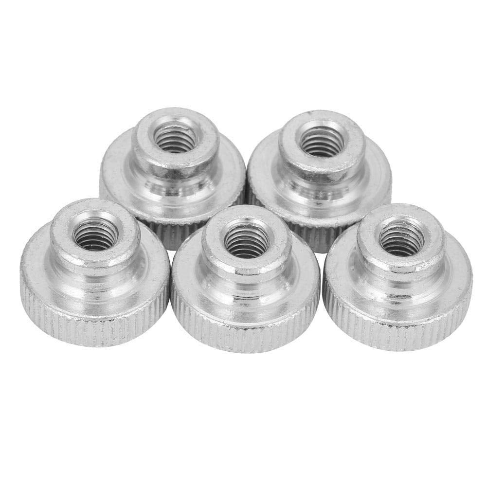 Duimmoeren van Carbon Staal met Nikkelcoating - Diverse Maten M3 M4 M5 M6 M8 M10