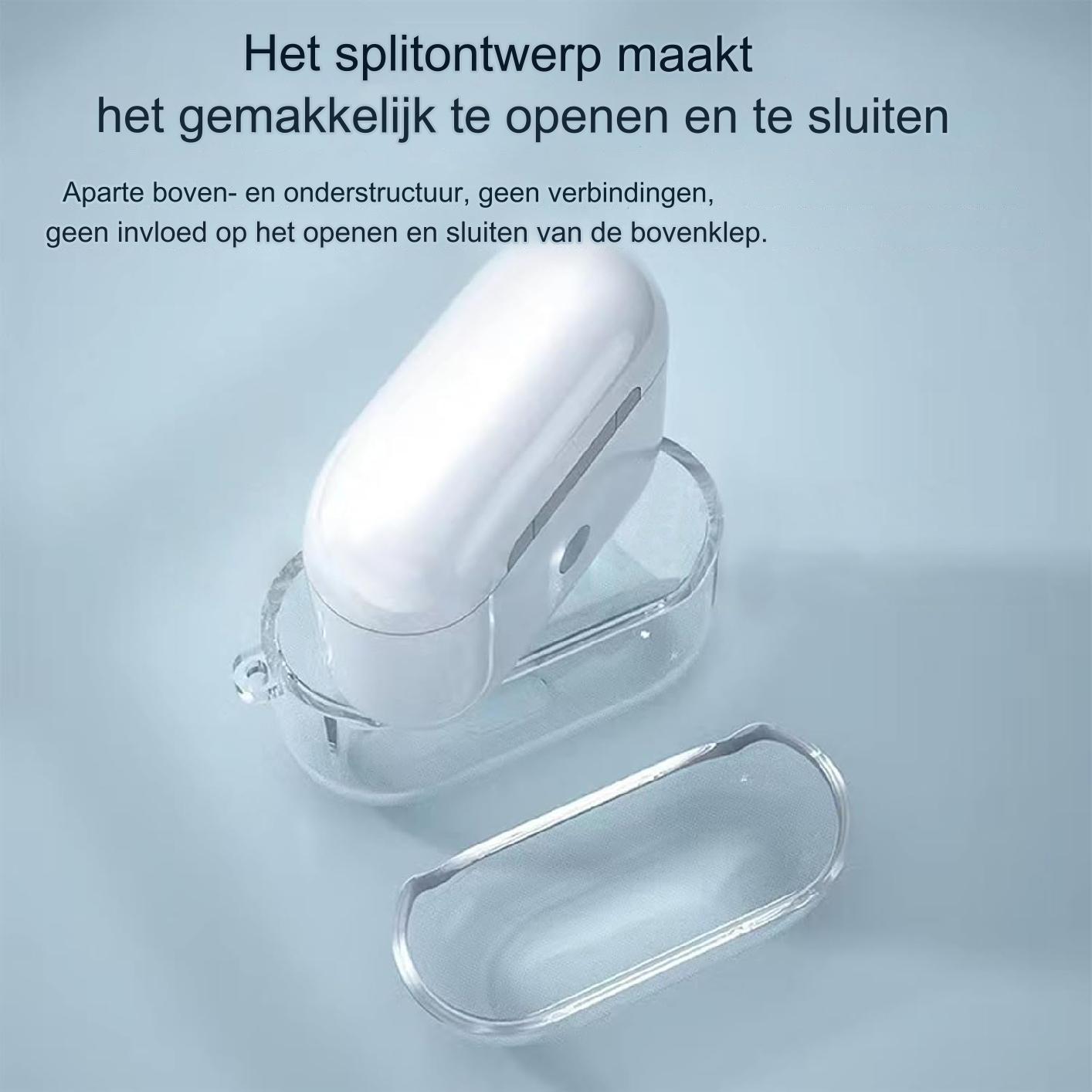 AirPods 3 Beschermhoes - Transparante TPU Case - Geïmporteerde Bayer Siliconen Softshell - 360° Bescherming - Slanke en Lichtgewicht Beschermhoes Voor AirPods 3 - Modern en Stijlvol Ontwerp - Geschikt Voor Draadloos Opladen