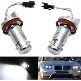 LANCO LED Angel Eyes 6W 6000K voor Auto's - 2 LED Signal Lights, Helder Xenon Wit Licht, Geschikt voor E92 E93 BMVV-modellen - Energiezuinig en Lange Levensduur