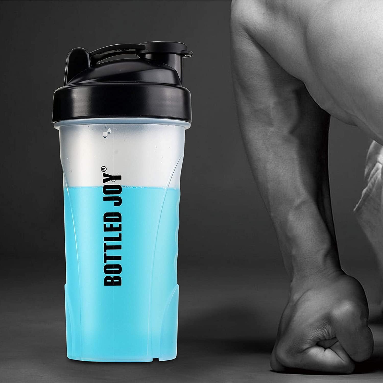 700ml - 2 Pack - Eiwitshaker Fles - BPA-Vrij, Lekvrij - Voeding Mixer Waterbekers - Onmisbaar voor Fitness & Dagelijks Gebruik
