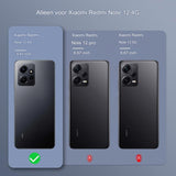 1-Stuks Mobiele Telefoon Ketting voor Xiaomi Redmi Note 12 4G, Hoesje met Riem, Transparante Siliconen Telefoonhoes voor Redmi Note 12 4G, Crossbody Beschermhoes met Ketting, TPU Schokbestendige Cover