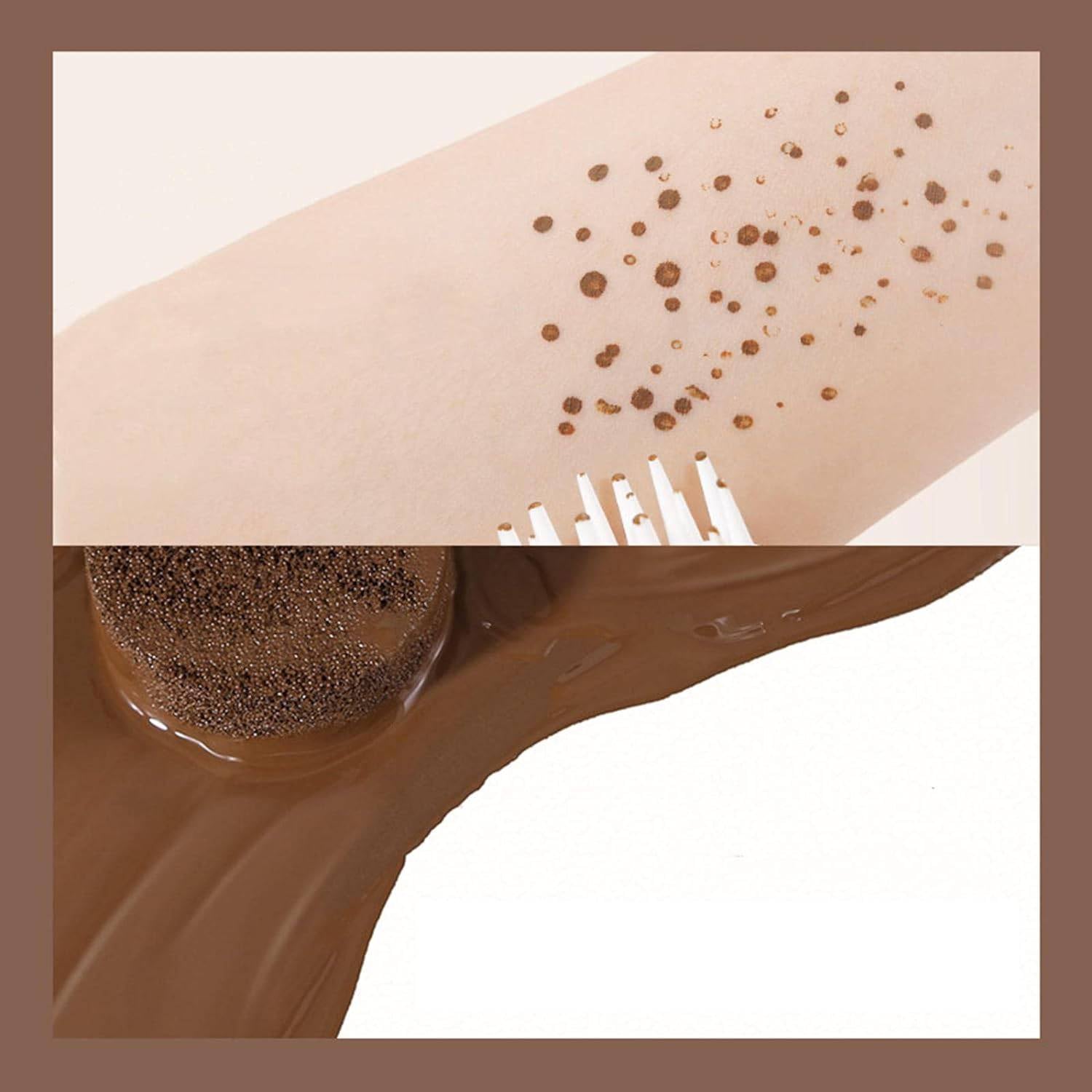 Langdurige Nep Sproeten Make-Up Kit - Natuurlijke Uitstraling, Waterproof, Licht Luchtkussen - Eenvoudig Aan Te Brengen Sproetenmaker Tool voor een Speelse Look