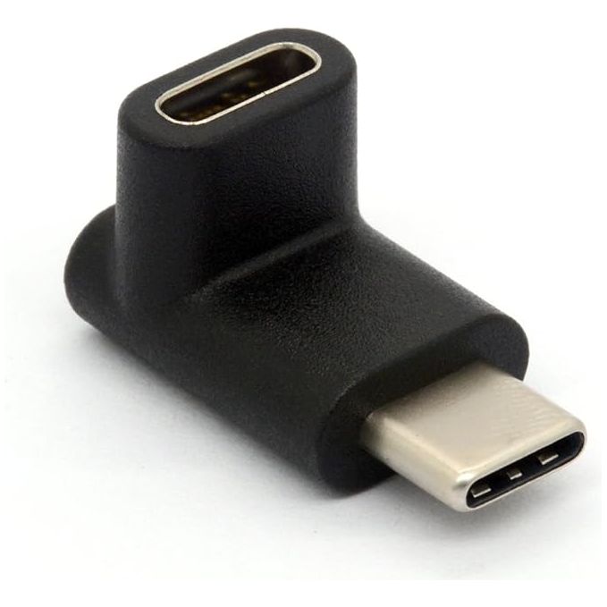 USB-C Adapter, Snelle Oplader, Data Overdracht, USB Type-C, Hoekconnector, Duurzame USB Adapter, Universele Compatibiliteit, Gemakkelijke Aansluiting, Omkeerbaar USB-C, Plug-and-Play.
