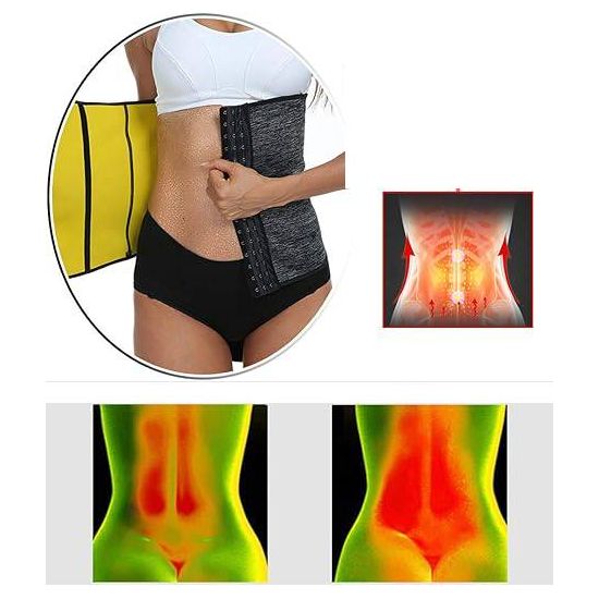 Vrouwen Sauna Taille Trainer - Zweten en Trainen Corset voor een Slankere Taille - 2 Stijlen- Zwart of Grijs