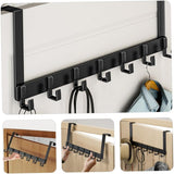 Deurhaken 7 Lange Arm Haken Koolstofstaal Eenvoudige Installatie Geen Boren Deurhangerrek