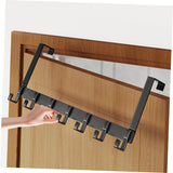 Deurhaken 7 Lange Arm Haken Koolstofstaal Eenvoudige Installatie Geen Boren Deurhangerrek