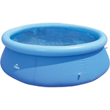 Crivit Quick Up Zwembad - Ø240x63 cm - Opblaasbaar Badrand - Inclusief Filterpomp &amp; Cartridge - 3-laags PVC - 2.074L Watercapaciteit