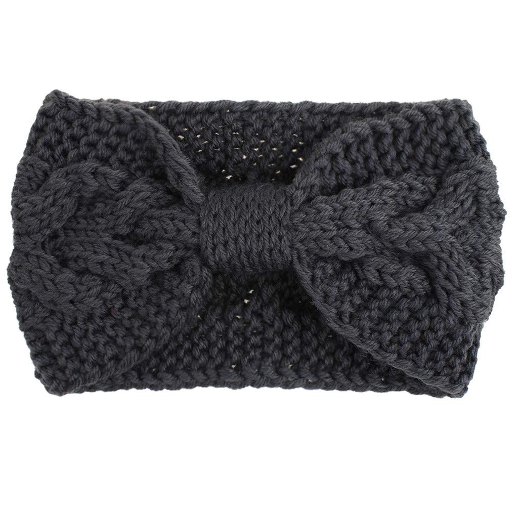 Handgemaakte dames hoofdband - Set van 2 - modieuze hoofdband - stijlvolle gebreide hoofdband - warme en comfortabele hoofdband - elastische en goed passende hoofdband