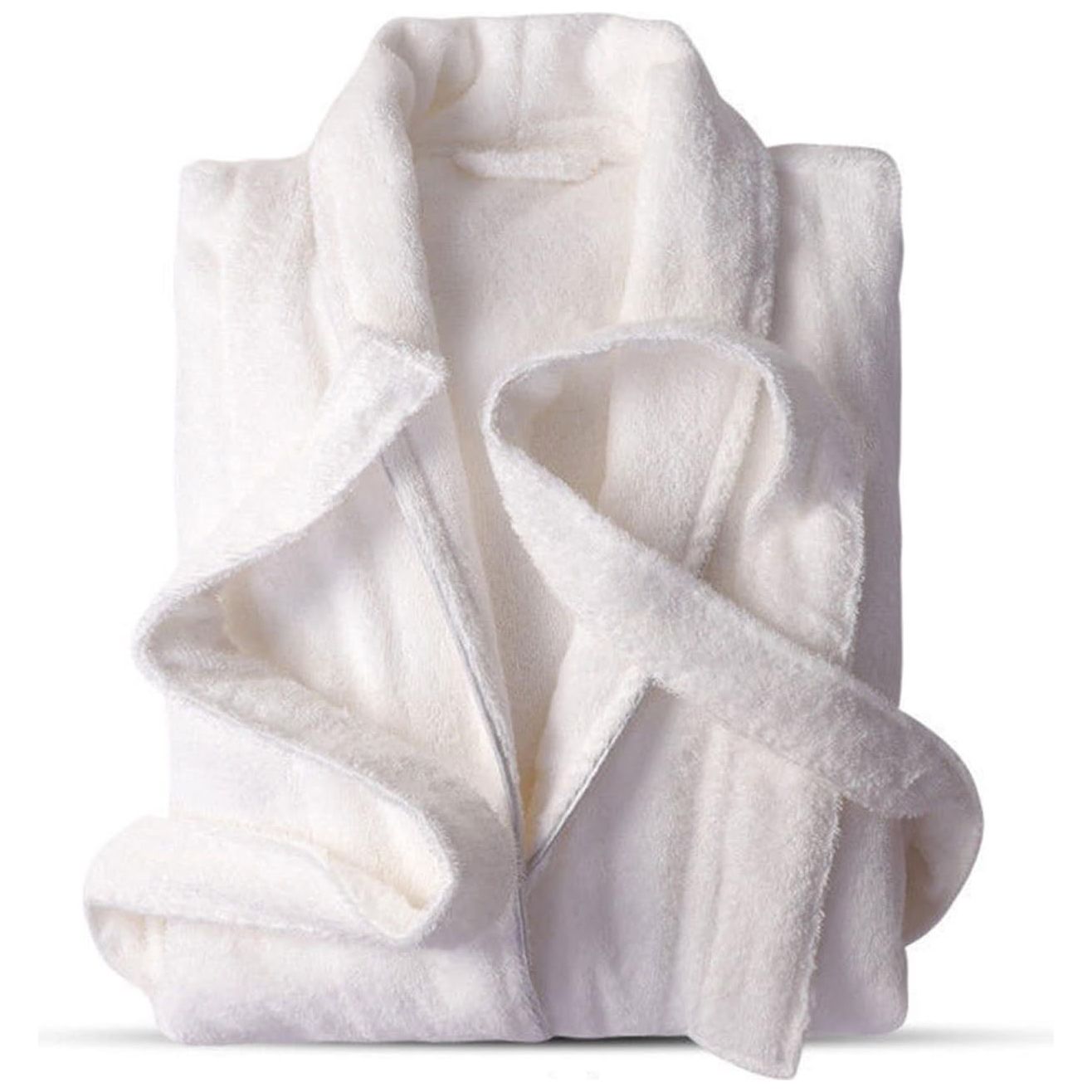 Eden Badjas – Korte Damesbadjas – Maat S/M – Zachte Ochtendjas met Ceintuur – Relaxed Fit – Comfortabel voor na Douche, Sauna of Ontspanning – Kleur: Crèmekleurig