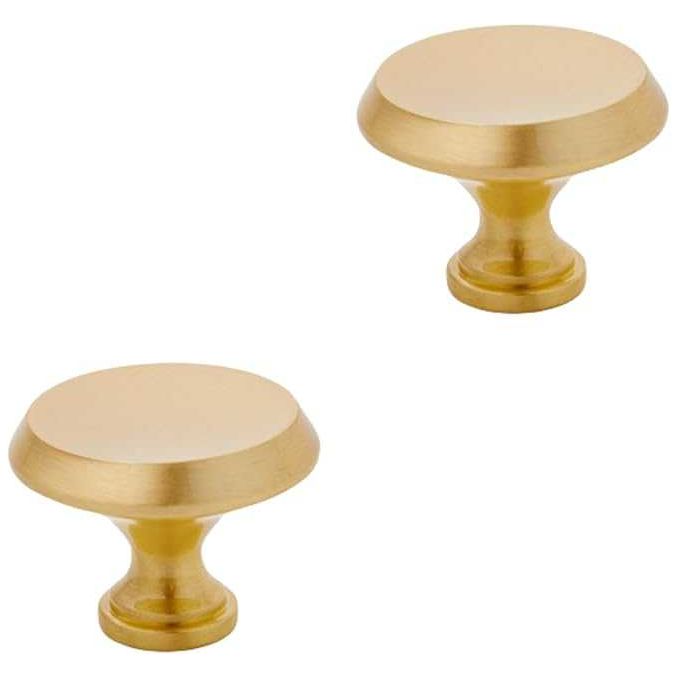 Messing Kast- en Ladegrepen - Meubelknoppen voor Deur en Lade - Duurzaam en Hoogwaardig Design - 35 * 16 * 26mm - Ideaal voor Keuken, Kasten en Deuren - Inclusief Montageschroeven