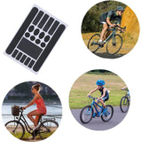 2 Stuks - Fiets Beschermfolie Set - Carbon Zwart en Wit - Ketting & Frame Stickers voor MTB, Racefiets, BMX - Duurzaam, Waterbestendig