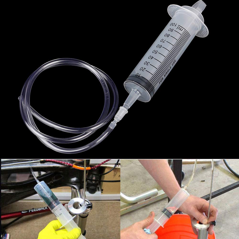 Praktische Spuiten Set - 3x 100 ml Plastic Spuiten met 3 m Buis - Voor Industriële Laboratoria, Voeding, Doseren en Meer