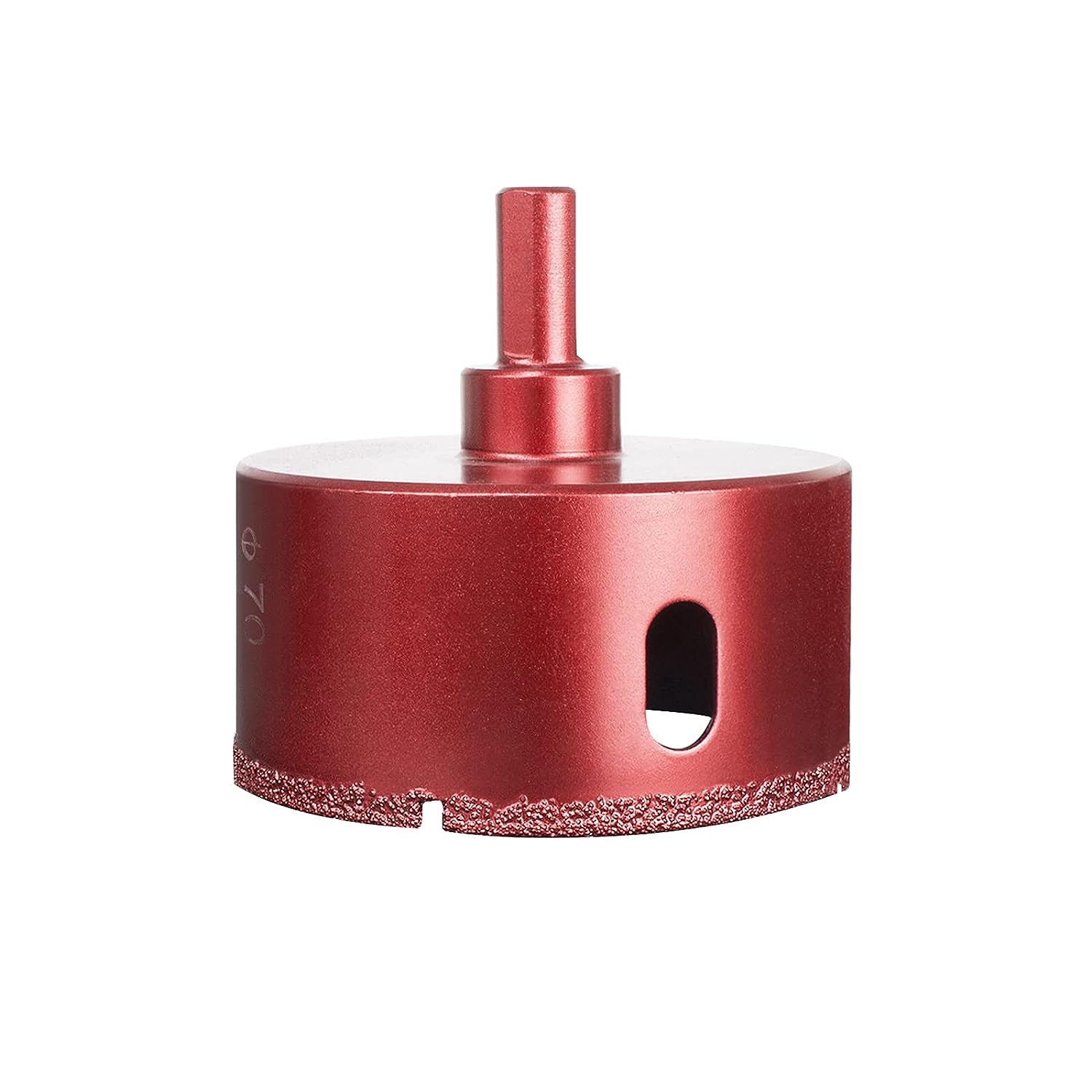Diamanten Boorset - Prestatiekern Gatzaag voor Glas-Tegel-Graniet-Marmer-Porselein - Set van 11 Diverse Maten - 70mm Kernzaag - Rood