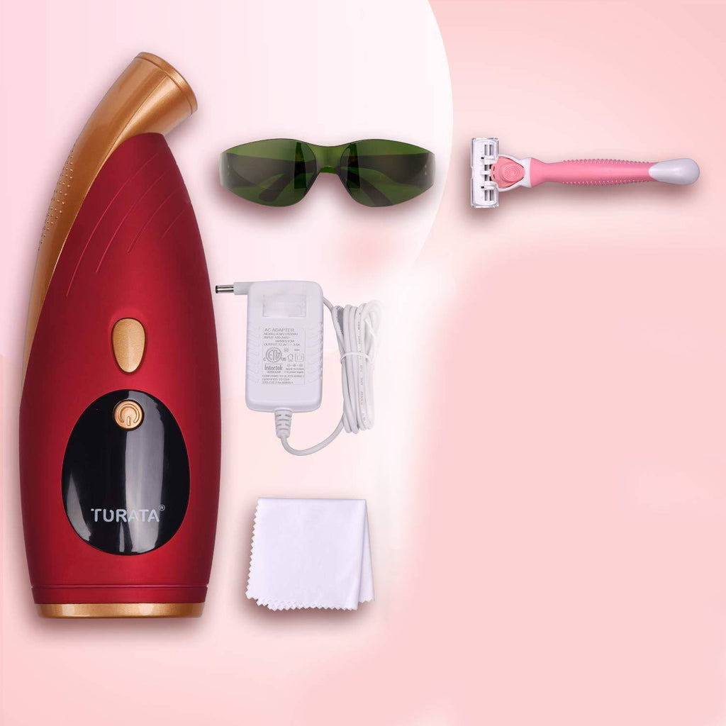 IPL Laser Ontharingsapparaat - 5 Niveau's - Permanente & Pijnloze Haarverwijdering - 999,999 Flitsen - 5 Energie Levels - Rood - Geschikt voor Gehele Lichaam