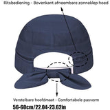Dames Zonnehoed met UV-Bescherming – Opvouwbare Brede Rand (10 cm) – Verstelbare Pasvorm – Verwijderbare Bovenkant – Hoed of Vizier – Lichtgewicht en Ademend – Ideaal Voor Zomer, Strand, Wandelen en Tuinieren