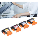 4 Stuks Vervangende Printkop Kit - Geschikt voor HP Designjet Series - Set van 4 met Kleuren Zwart, Cyaan, Magenta, Geel - Hoogwaardig ABS Materiaal - Betrouwbaar & Langdurig Printplezier
