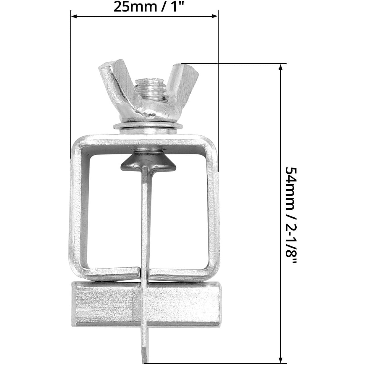 Set van 8 Las Klemmen - Vlinderklemmen voor Lassen, Lasaccessoires, Ideaal voor Plaatlassen, Carrosserieherstel en Andere Metaalbewerkingstoepassingen, Sterke Grip en Veilige Positionering van Werkstukken
