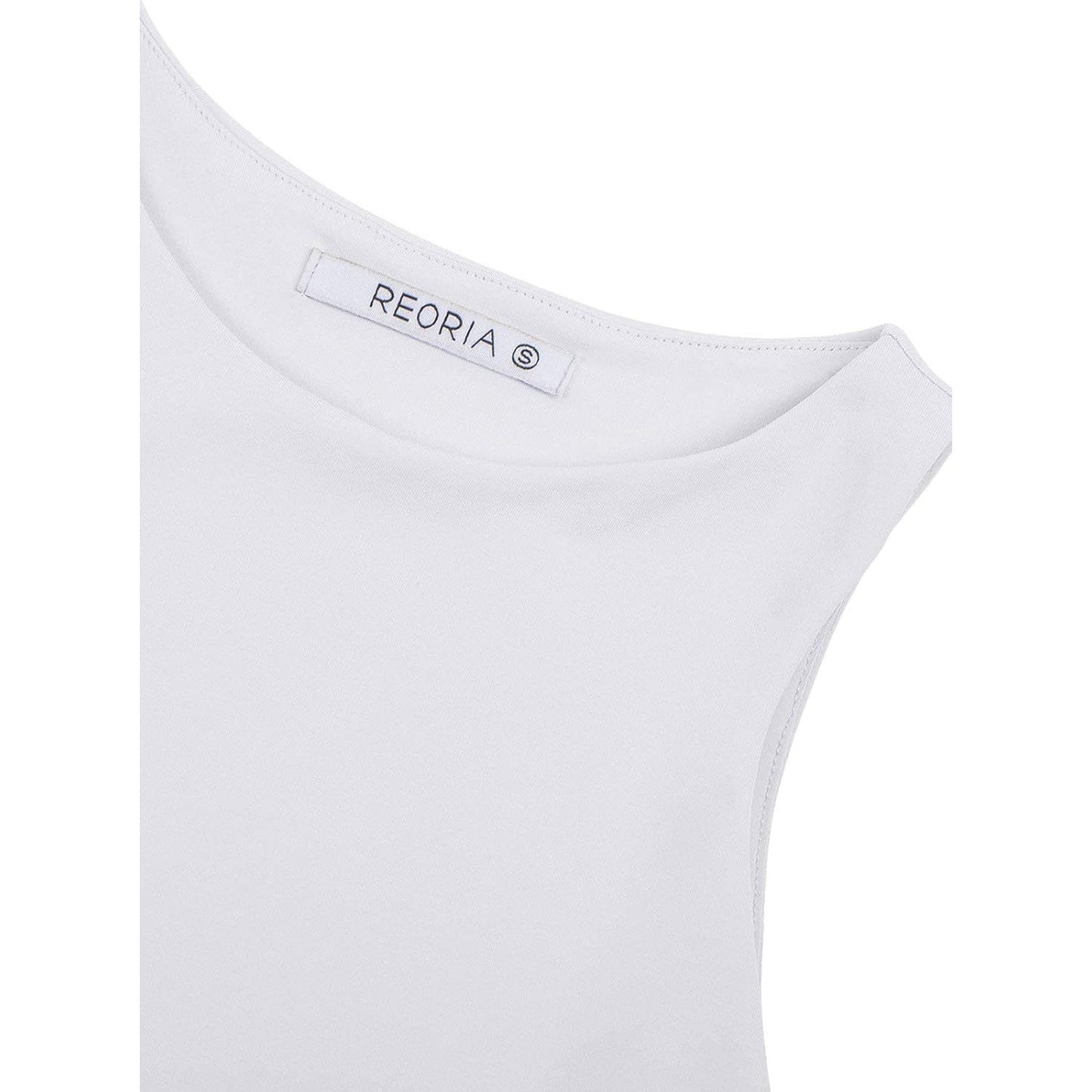 Stijlvolle Dames Sexy Mouwloze Racerback Tanktops - Elegante Halternek Crop Tops, Beschikbaar in Zwart, Wit, Blauw en Groen Grijs - Gemaakt van Zacht en Stretchy Polyester-Spandex Mix, Ideaal voor Zomer, Casual Uitjes en Avondfeesten