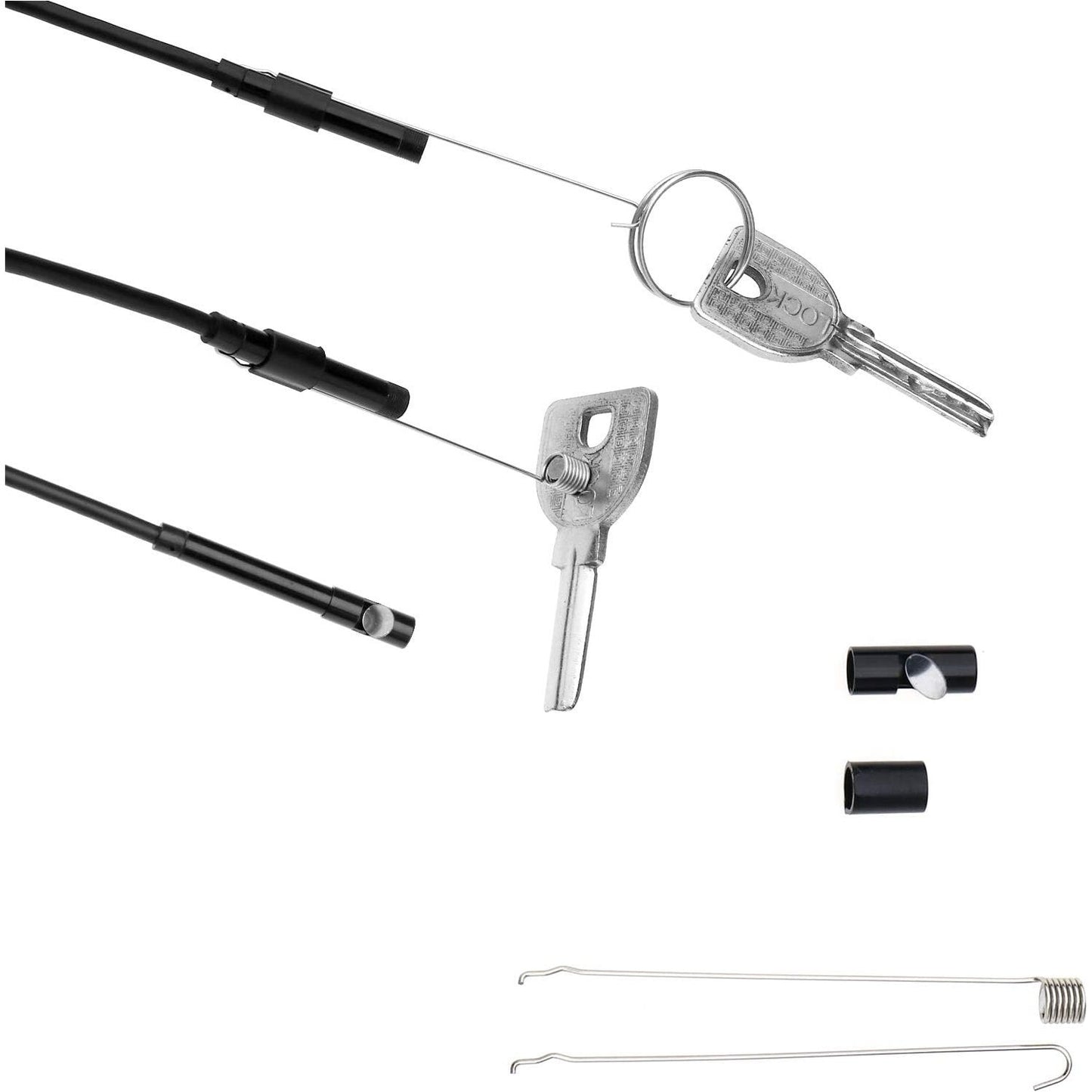USB Endoscoop - 2 Meter - Inspectiecamera - Waterdicht IP67 - Ø5.5 mm - Met 6 Verstelbare LED Lampen - Compatibel met Android en Windows XP/7/8/9/10 - Voor Onderhoud en Reparatie