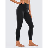 CRZ YOGA - Dames Sport Legging - Brushed Naked Feeling - Hoge Taille - Yoga Legging - Squatproof Sportbroek - 7/8 Tights - Maat 44 - 63 cm Binnenbeenlengte - Yoga Tights - Fitness Legging