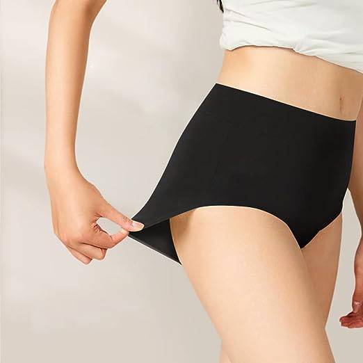 Dames Hoge Taille Katoenen Slips - Buikvlak Stretch - Geschikt voor Dagelijks Gebruik & Postpartum - 5 Pack