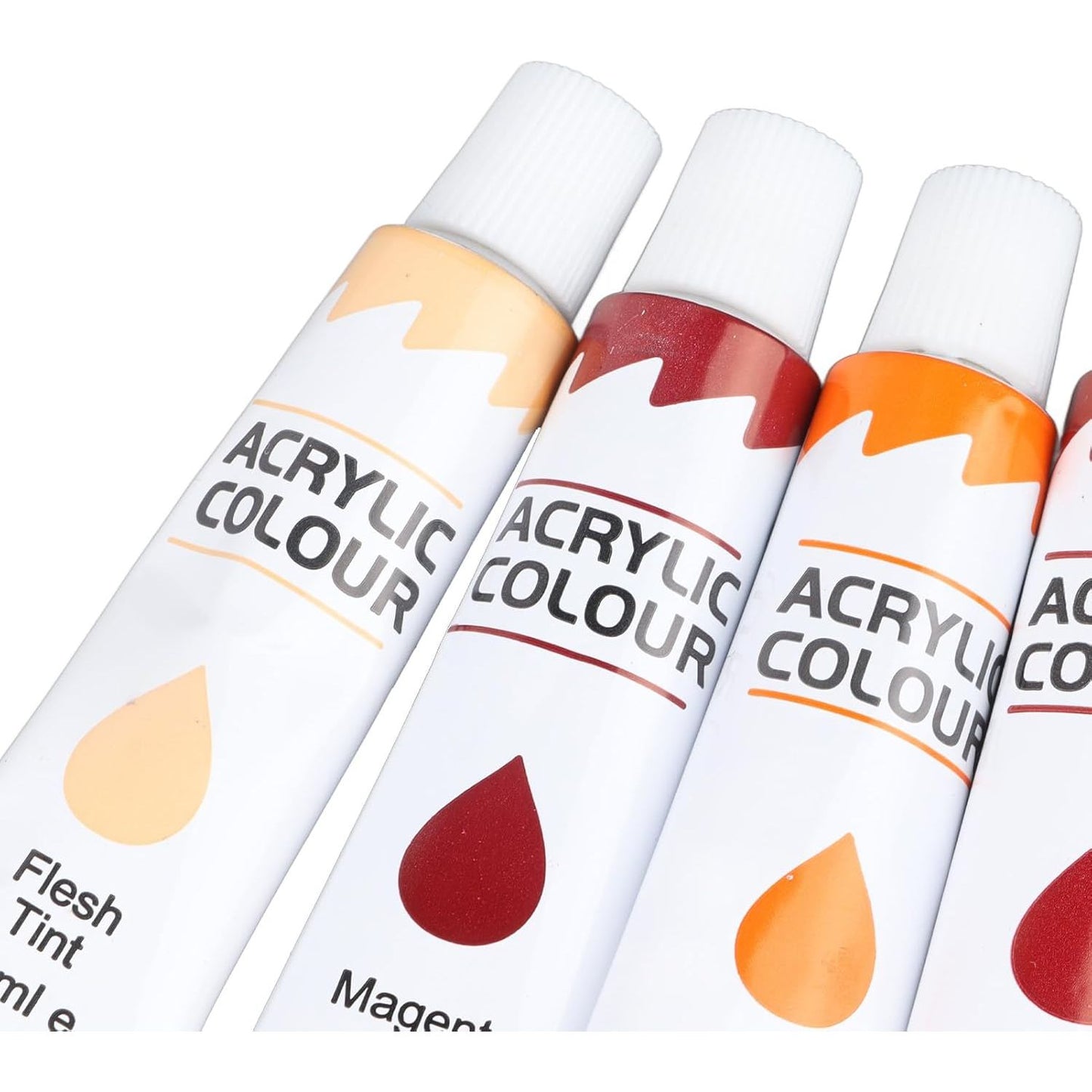 3 Stuks – Verfset van 12 Kleuren Acrylverf – 12 ml Tubes – In Totaal 36 Tubes – Hoog Gepigmenteerde &amp; Sneldrogende Verf – Voor Canvas, Hout, Papier, Glas en Meer – Veilig &amp; Niet-Giftig – Cadeauset voor Kinderen & Kunstliefhebbers