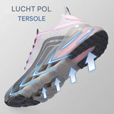 Dames Hardloopschoenen - Sneakers met Ademend Bovenwerk - Antislip Rubberen Zool - Lichtgewicht en Comfortabel - Vetersluiting - Geschikt voor Sport, Wandelen, Reizen en Outdoor Activiteiten