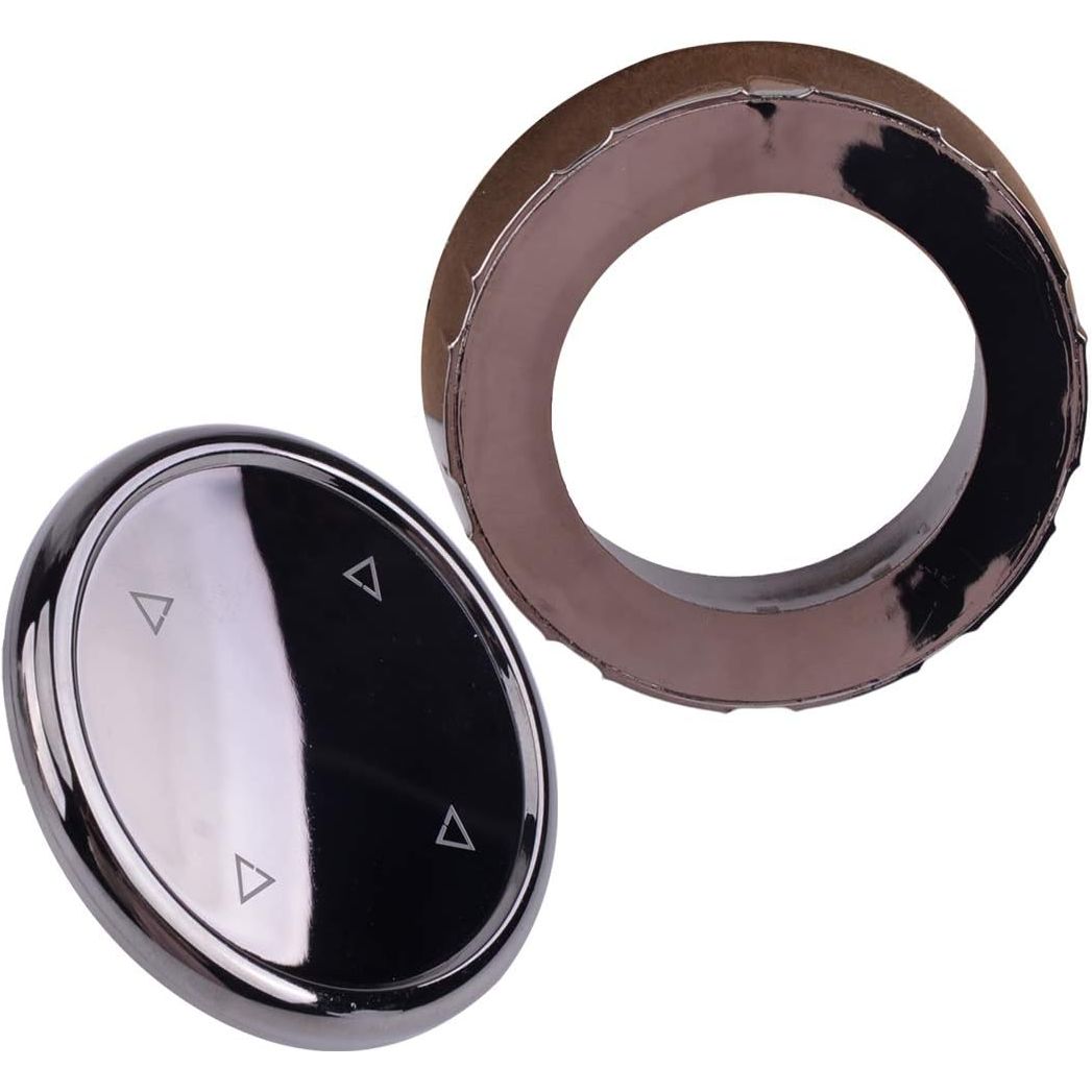 BMW Auto-Interieur Keramische Zwarte Multimediaknop Cover Trim - Geschikt voor BMW 3, 5 and 1 - Luxe en Duurzame Afwerking voor een Moderne Uitstraling - Eenvoudige Installatie voor een Verfijnd Interieur