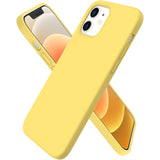 iPhone 12 & 12 Pro Case - Compatibel met beide modellen (6.1 inch). Slank ontwerp van vloeibare siliconen met 3 lagen voor volledige bescherming, Zacht, flexibel en volledig bedekkend voor optimale grip en bescherming