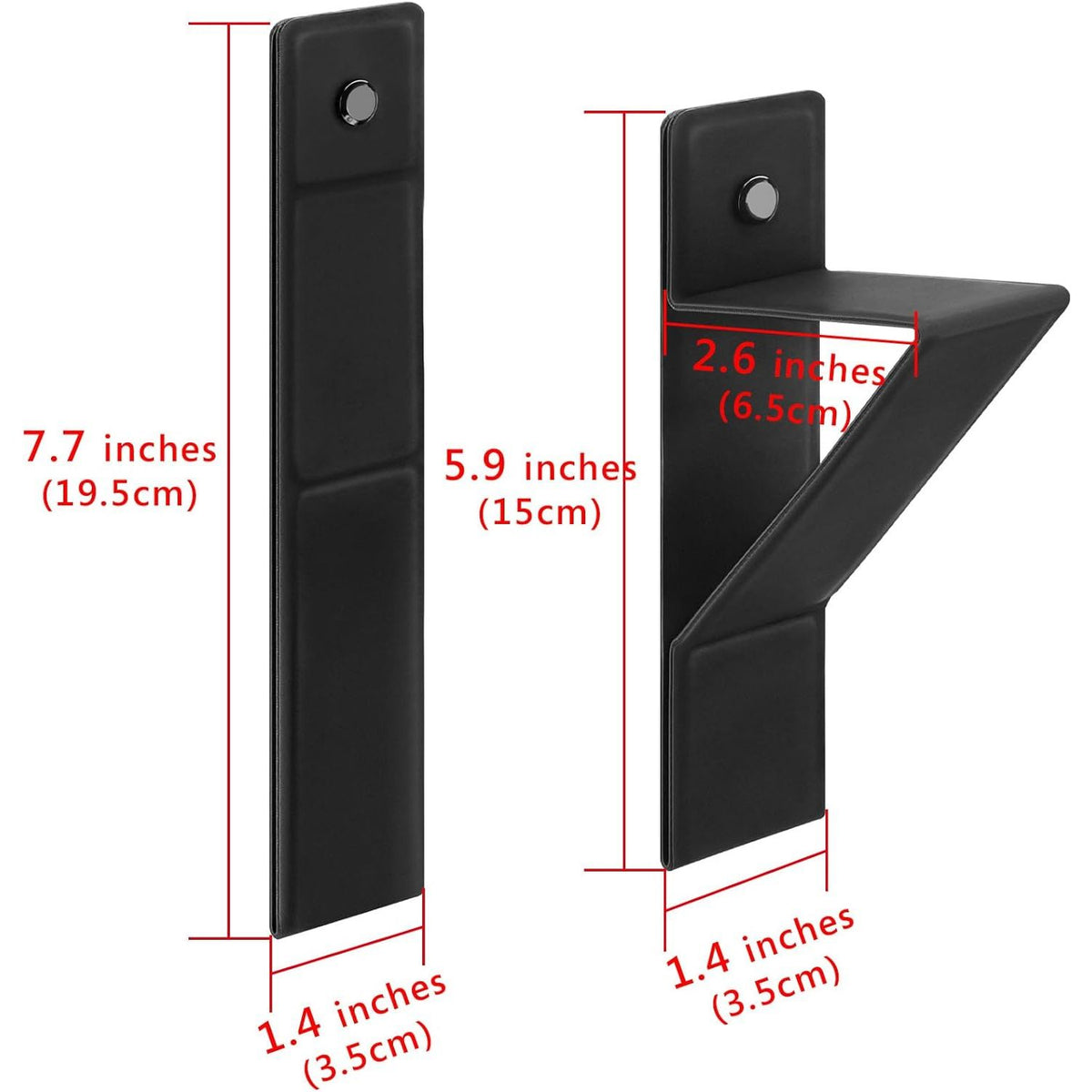 2 Stuks Monitor Montage Hoofdtelefoonhouder in Veganistisch Leer – Oor- en Gamingheadset Wandhaak – Compatibel met Diverse Topmerken  Zwart