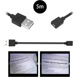 USB Endoscoop - 5 Meter - Inspectiecamera - Waterdicht IP67 - Ø5.5 mm - Met 6 Verstelbare LED Lampen - Compatibel met Android en Windows XP/7/8/9/10 - Voor Onderhoud en Reparatie